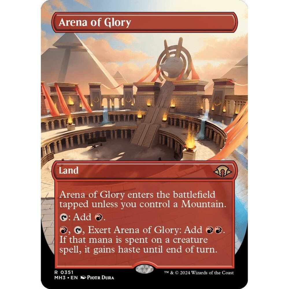 Arena of Glory (Borderless) | MH3 | 351 | NM/Rare | 081-MIX